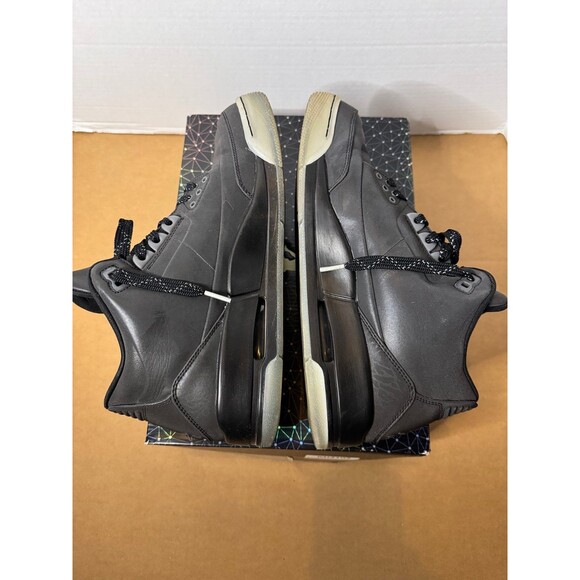 2014 AIR JORDAN 3 RETRO 5LAB3 'REFLECTIVE BLACK' size 9 - Picture 5 of 8